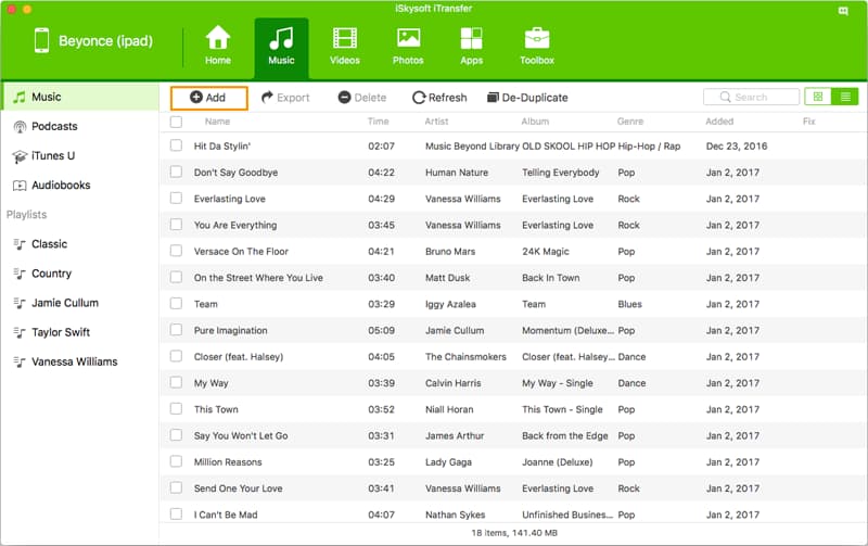 How to Put Music from Mac onto iPad Smoothly without iTunes