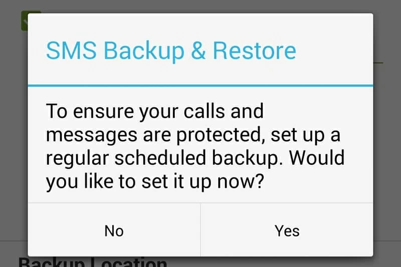 set up regular backup plan
