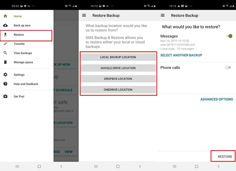 How to Retrieve Old SMS from Android