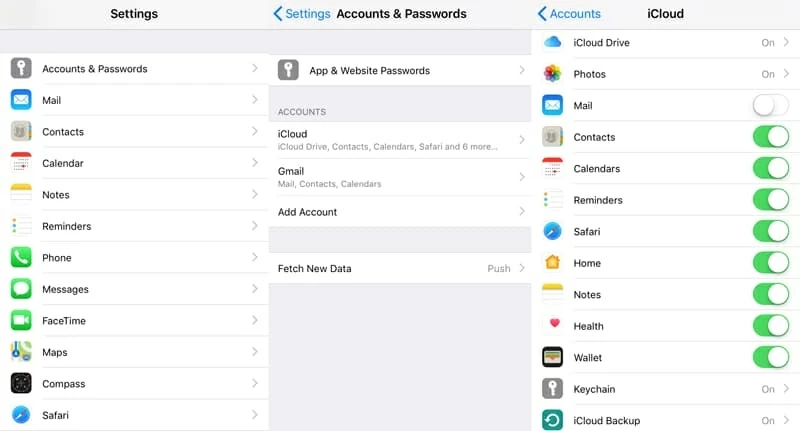 retrieve iPad notes from Yahoo, Gmail and Outlook