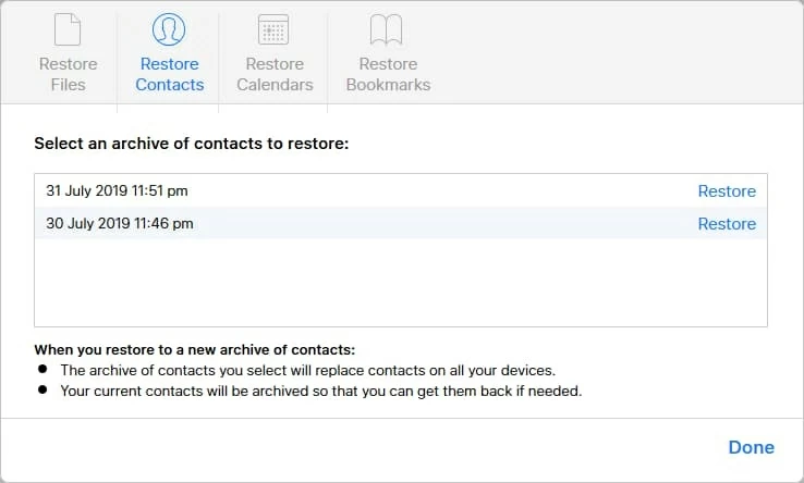 Restore Missing Contacts from iPhone 11 without loss