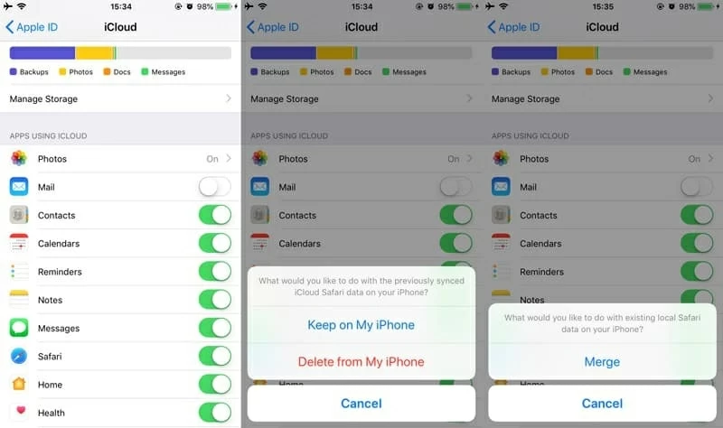 recover deleted favorites safari iphone Retrieving Lost iPhone X Bookmarks via iCloud