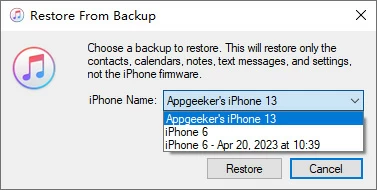 retrieve contacts from iTunes backup without iPhone