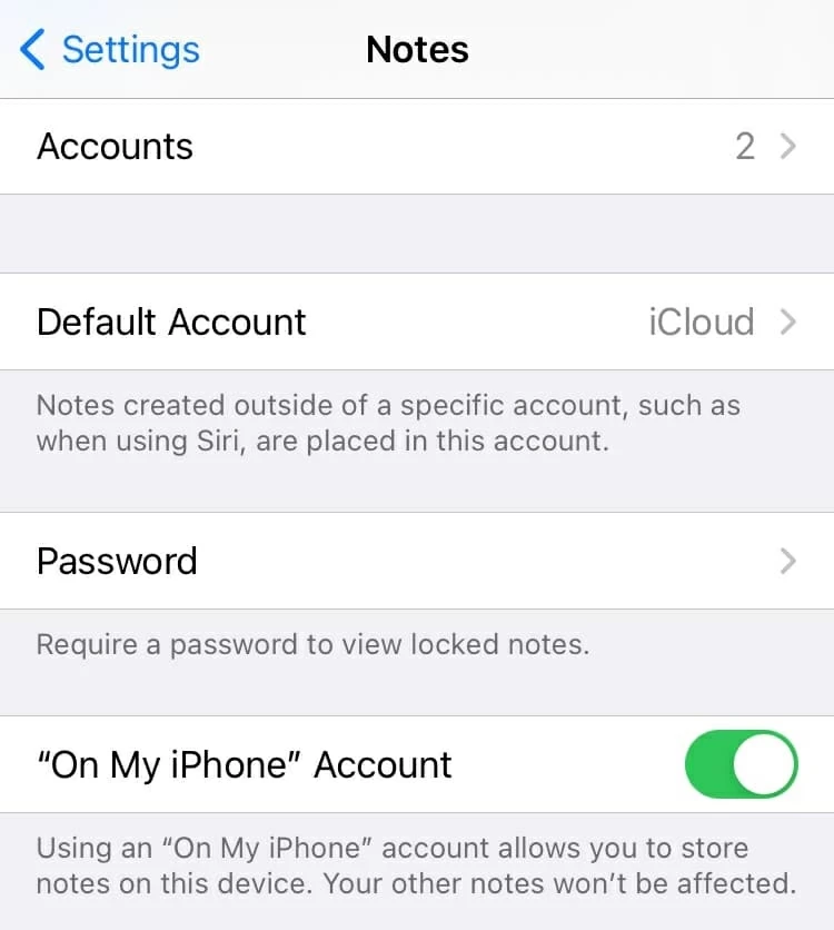 How to Store Apple Notes Locally on Your Device (Not on iCloud)