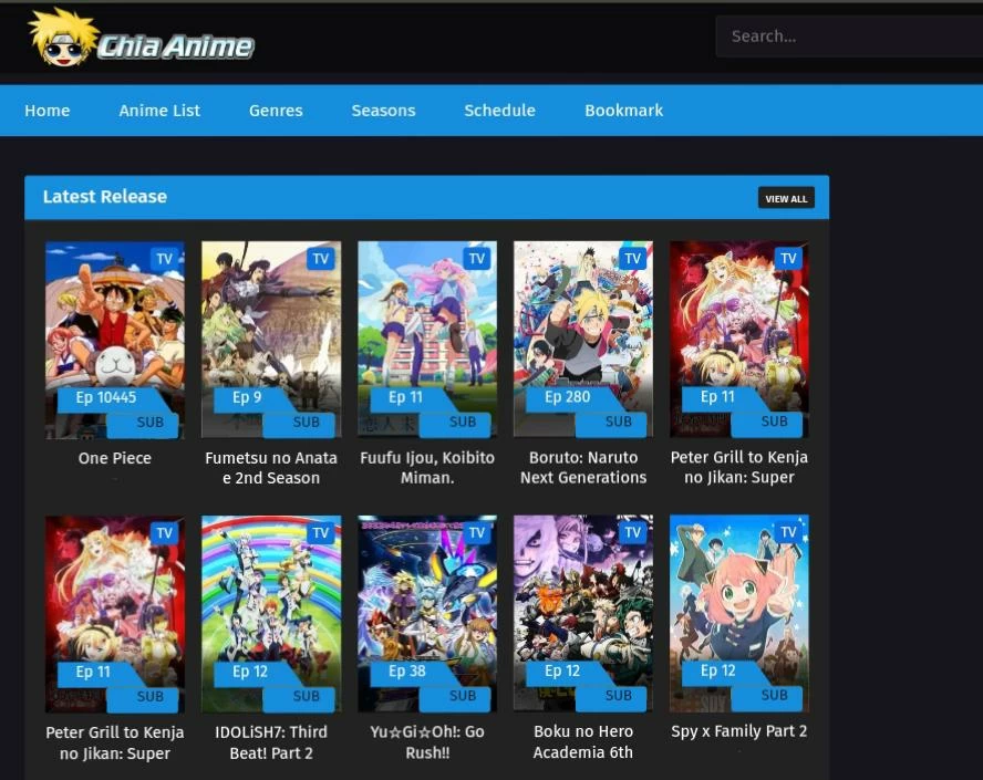 Top 14 Best Chia Anime Alternatives To Watch HD Anime - TechBrains