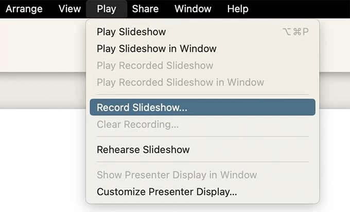 record keynote presentation with webcam record keynote presentation with webcam