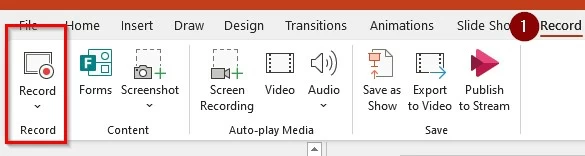 how to record presentation on powerpoint with face mac