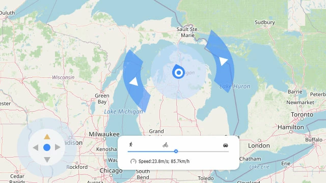 Automatic GPS Movement