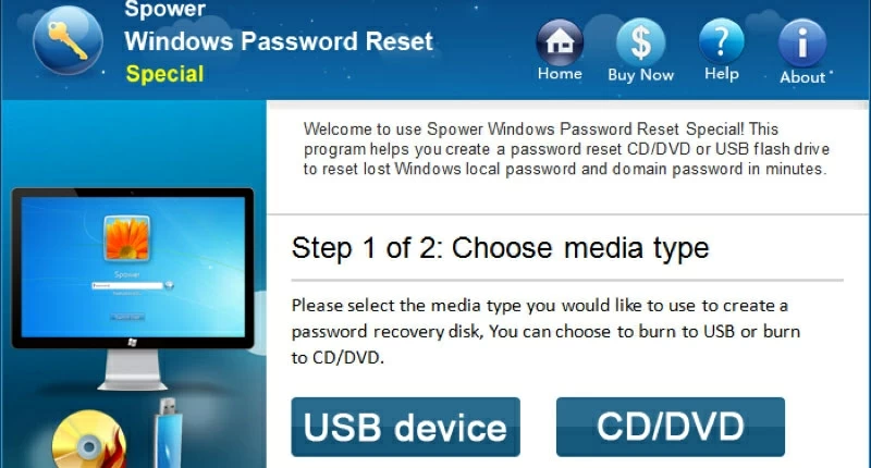 Step 1: Create a reset disk