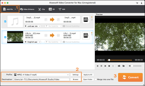 Convert HD MTS Video in Mac