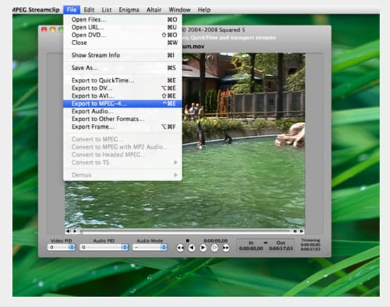 convert wmv to mp4 file in Mac using MPEG Streamclip