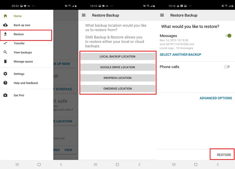 How to Retrieve Old SMS from Android