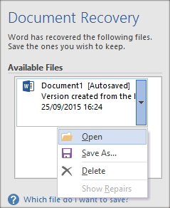 i lost microsoft word after i reset windows 10