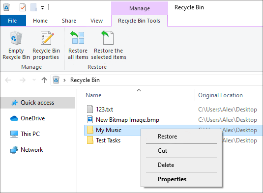 recycle bin icon windows 7