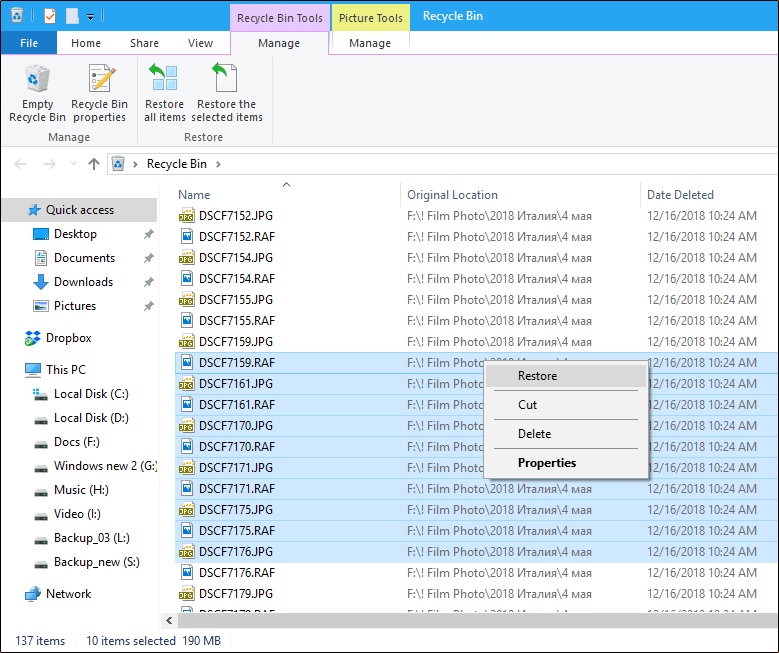 How Do I Recover Permanently Deleted Pictures in Windows 7 Computer