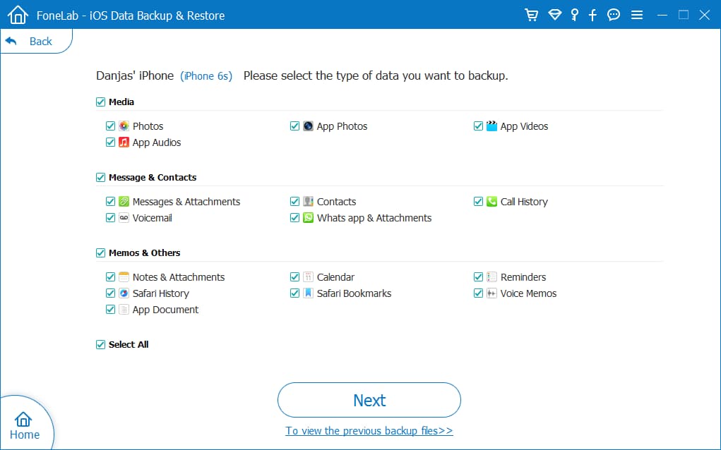 Restore Contacts from locked iPhone
