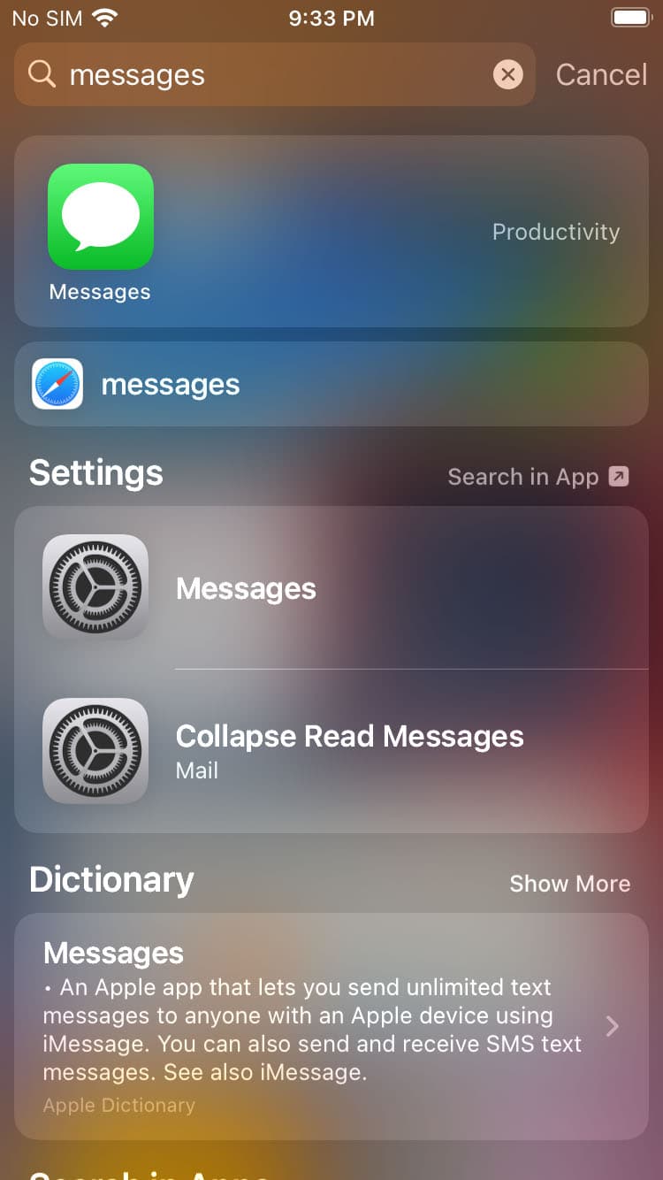 Messages App Missing from iPhone