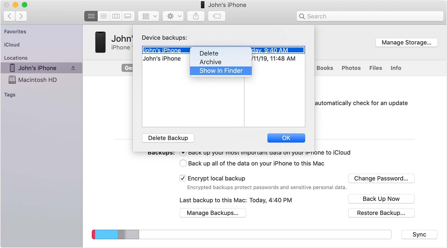 How to Access and Restore from iTunes Backup
