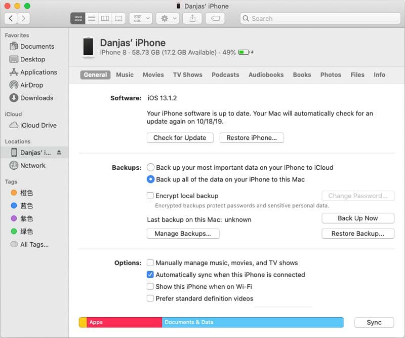 retrieve old notes from iPhone using iTunes backup