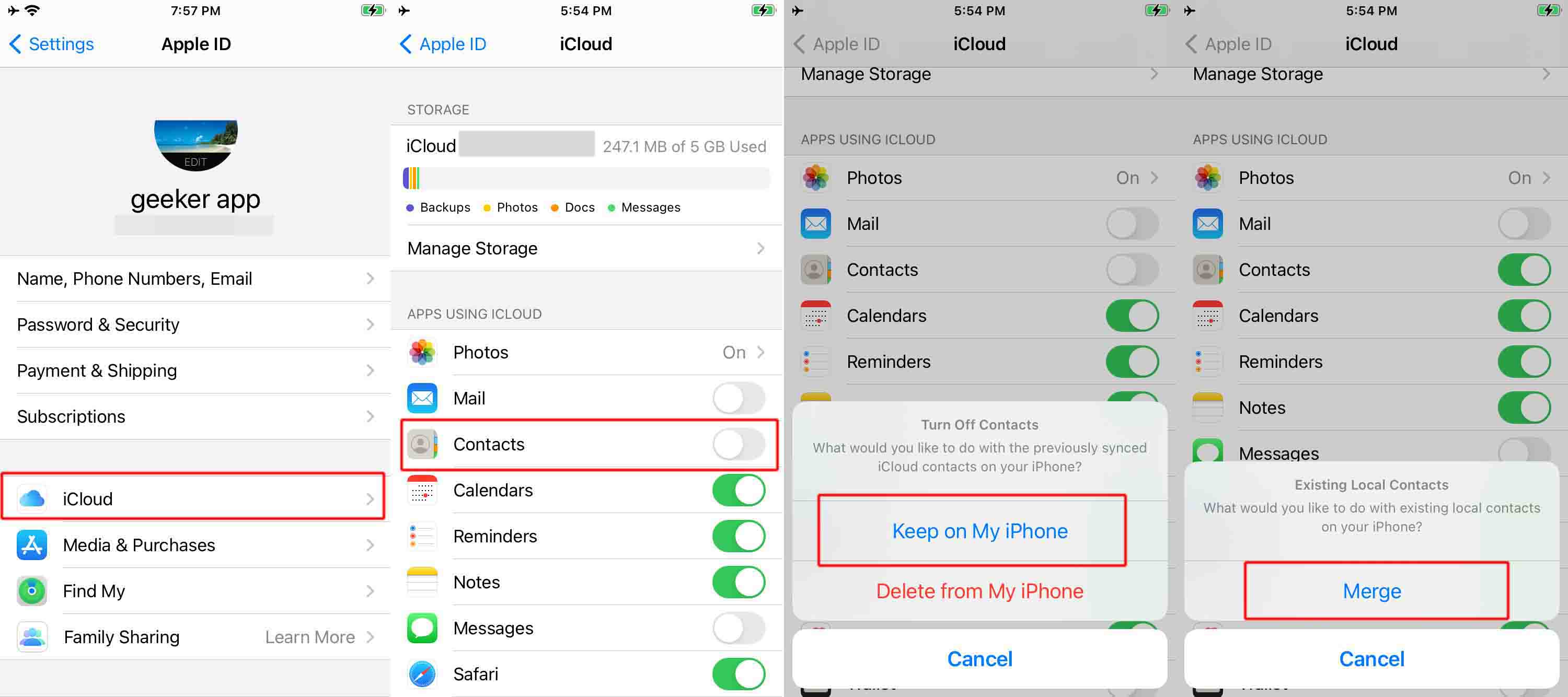 how to retrieve deleted contacts on iphone from icloud
