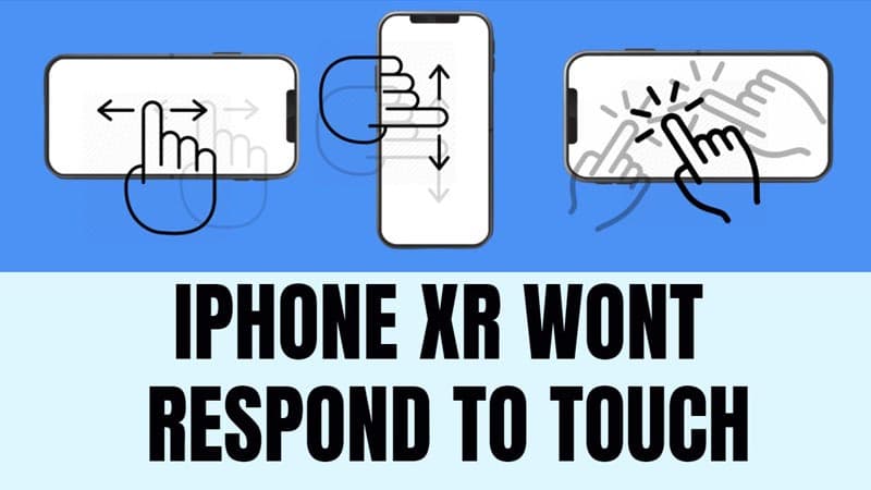 why isn't my iphone xr screen working
