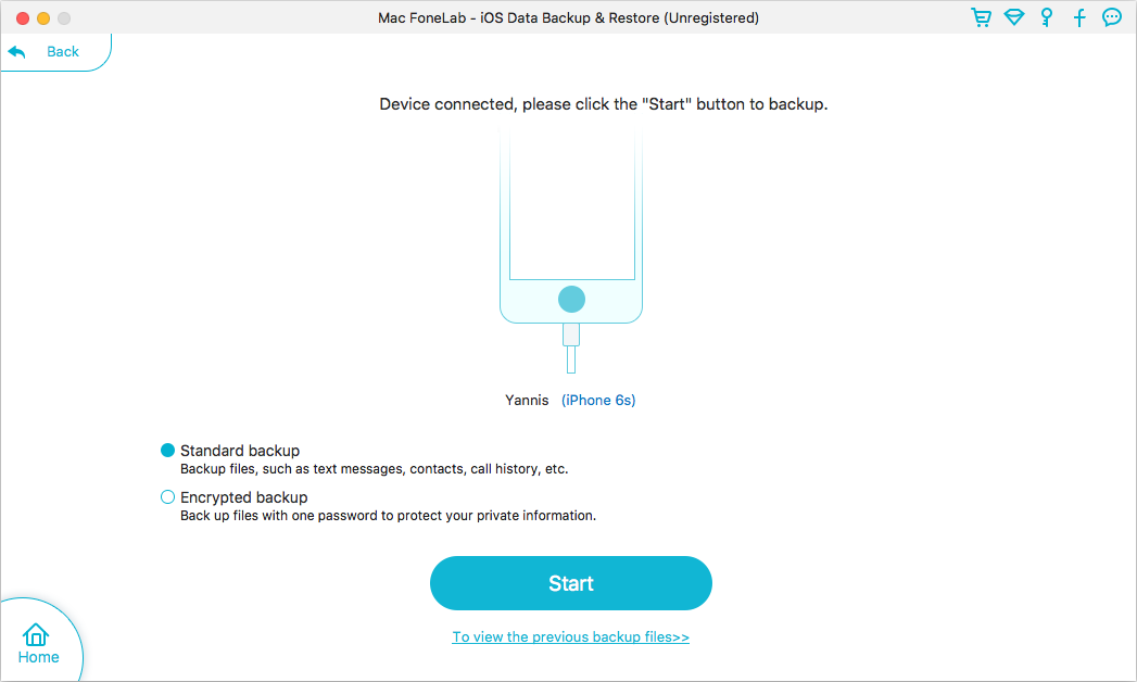 connect iPhone to sync contacts to Mac