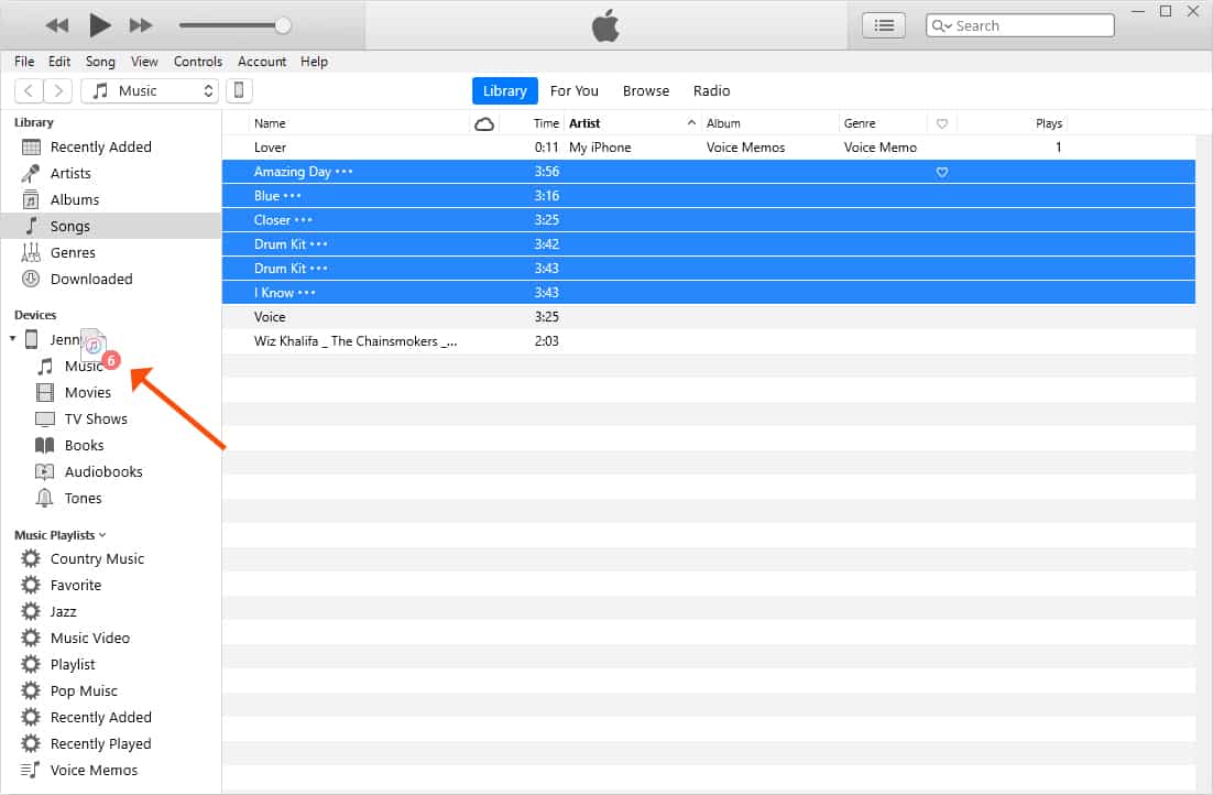 Move Songs From Iphone To Itunes Without Syncing How to Transfer a Song from iTunes to iPhone without Syncing