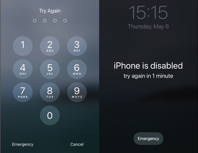iphone 6 lost password factory reset