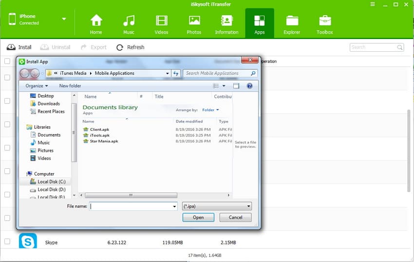 Itransfer for windows 10