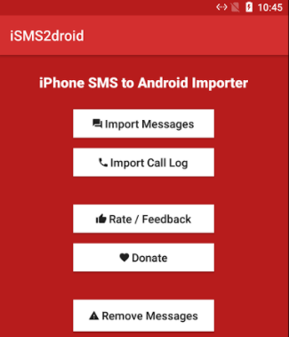 transfer text messages from iPhone to Android without computer