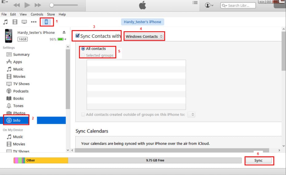 move contacts from an Android phone to an iPhone