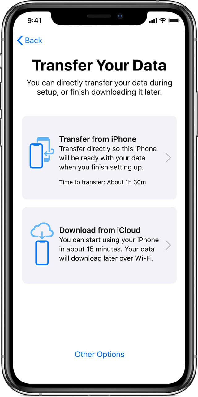 iPhone to iPhone messages transfer