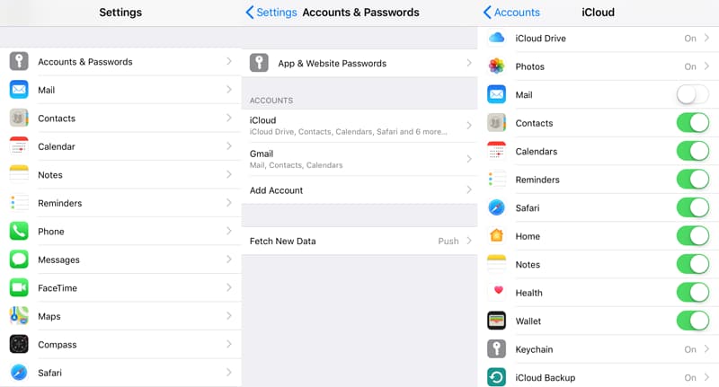 iPhone restore notes